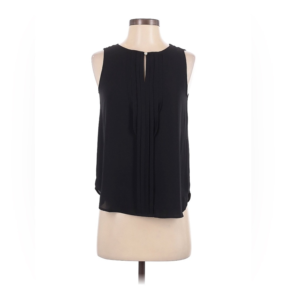 Ann Taylor XSP Elegant Black Sleeveless Top 725